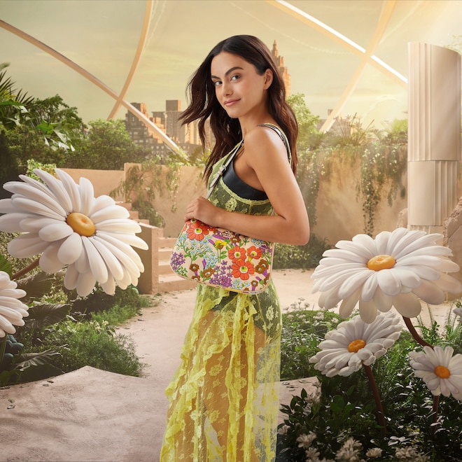 Camila Mendes Keeps Her Style Flower-Fresh in Coach Outlet’s Campaign